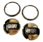 'Holiday' Roof Panel Plastic Inserts and Bezel Set, 1952-53 Oldsmobile 98 'Holiday' Roof Panel Plastic Inserts and Bezel Set, 1952-53 Oldsmobile 98