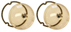Parking Light Lenses with Gaskets and Ornaments, 1957 Oldsmobile Parking Light Lenses with Gaskets and Ornaments, 1957 Oldsmobile