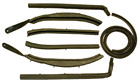 Roof Rail Weatherstrip, 8 piece set, 1950-51 Oldsmobile, 1950-53 Buick and Cadillac convertibles Roof Rail Weatherstrip, 8 piece set, 1950-51 Oldsmobile, 1950-53 Buick and Cadillac convertibles