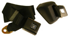 Front seat lap belts, set, 1969-72 Cutlass and 442 with blue GM emblem and retractor Front seat lap belts, set, 1969-72 Cutlass and 442 with blue GM emblem and retractor