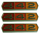1964 '442' Fender and Trunk Emblem Set 1964 Olds 442 1964 '442' Fender and Trunk Emblem Set 1964 Olds 442