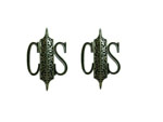 C/S Roof Panel Emblems, set of 2 as used on 1970-72 Cutlass C/S Roof Panel Emblems, set of 2 as used on 1970-72 Cutlass