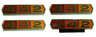 1965 442 Emblem Kit, fenders, trunk, grille 1965 442 Emblem Kit, fenders, trunk, grille