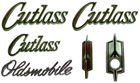 1970 Oldsmobile Cutlass Supreme Convertible Emblem Kit 1970 Oldsmobile Cutlass Supreme Convertible Emblem Kit