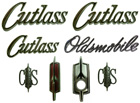 1970 Oldsmobile Cutlass Supreme Coupe Emblem Kit 1970 Oldsmobile Cutlass Supreme Coupe Emblem Kit