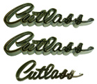'Cutlass' Front Fender and Trunk Script Set, 1969 Olds Cutlass 'Cutlass' Front Fender and Trunk Script Set, 1969 Olds Cutlass