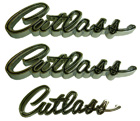 'Cutlass' Front Fender and Trunk Script Set, 1968 Olds Cutlass 'Cutlass' Front Fender and Trunk Script Set, 1968 Olds Cutlass