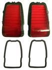 Tail Light Lenses & Lens Gaskets, 1969 Cutlass S-442, & H/O Tail Light Lenses & Lens Gaskets, 1969 Cutlass S-442, & H/O