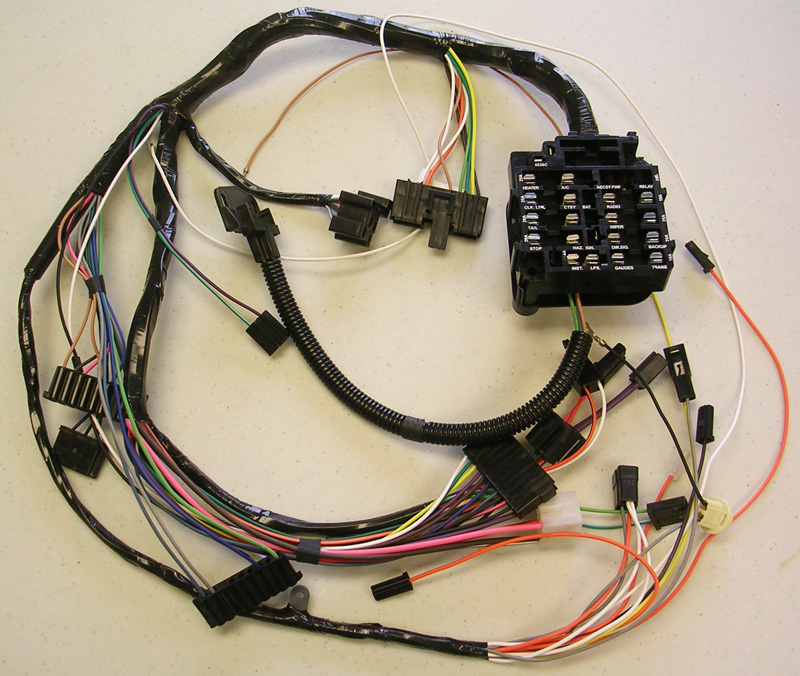 Dash Harness, 1971 Cutlass and 442 with automatic transmission, without Rally Pak gauges