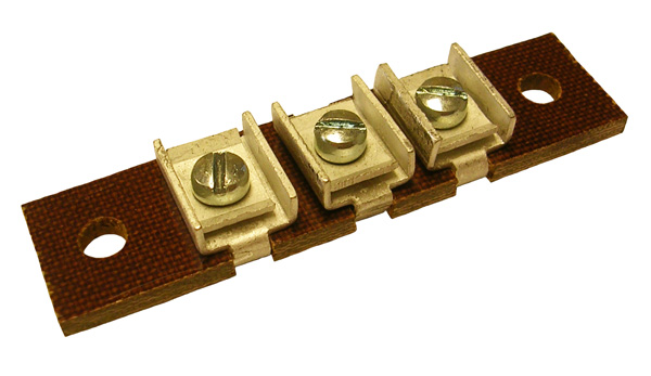 Headlight Wire Terminal board, 3 Terminals