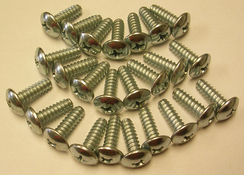 Phillips Head Tapping Screws, package of 25