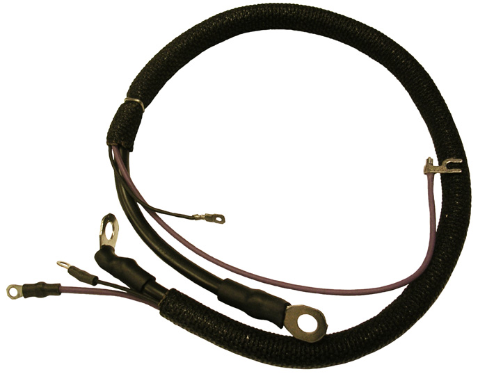 Positive Battery Cable, junction block to starter, 1955 Oldsmobile without air conditioning