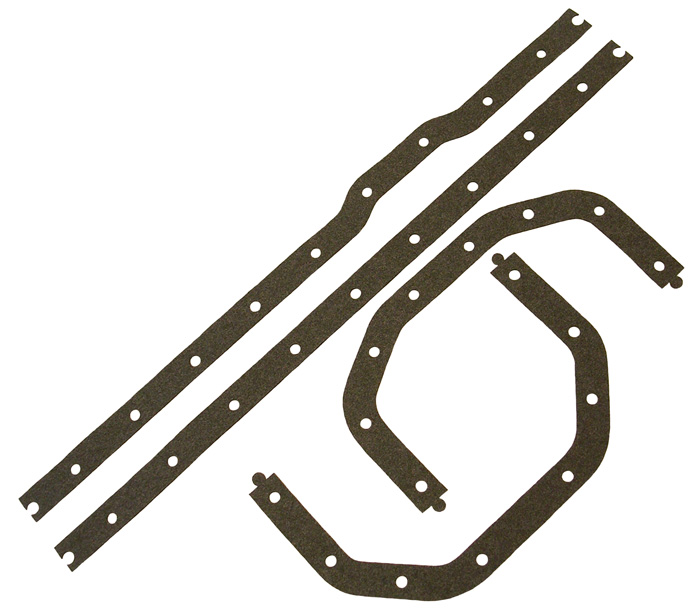 Oil Pan Gasket Set, 1936-52 Buick 320 straight 8