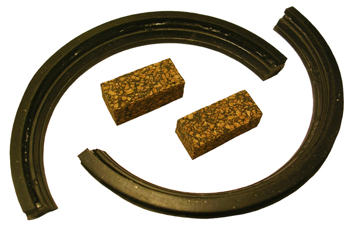 Rubber Real Main Seal, 1957-58 Oldsmobile 371 V8