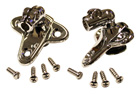 Sun Visor Brackets, pair, 1956-58 Oldsmobile closed models