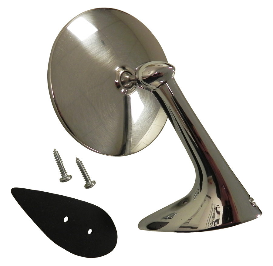 Chrome Side View Mirror, 1954-56 Oldsmobile