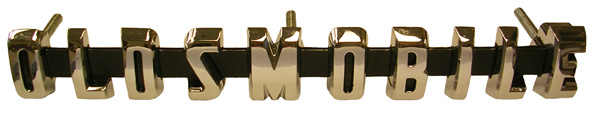Grille Nameplate, 1956 Oldsmobile