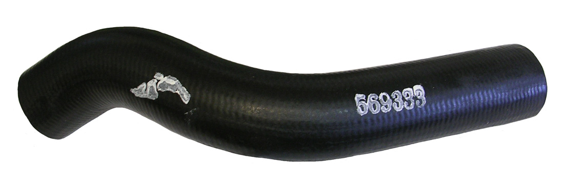 Upper Radiator Hose, 1957 Oldsmobile with 4 barrel carburetor