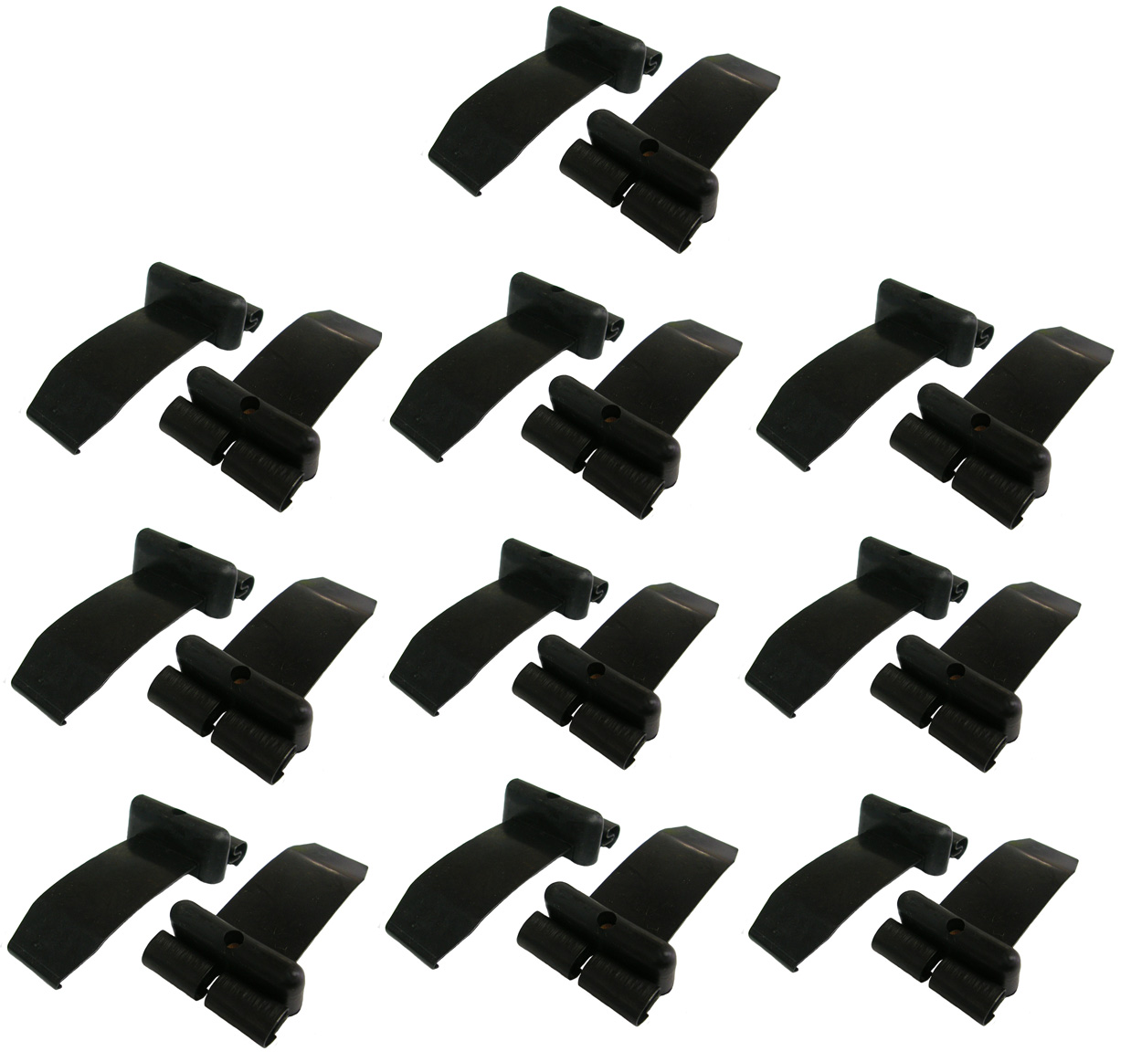 Set of 20 Deluxe Wheel Cover Clips, 1957-60 and 1962-63 Oldsmobiles