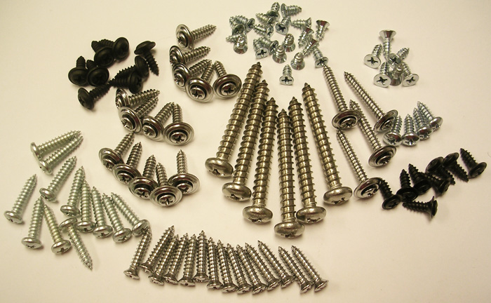 Interior Screw Package, 92 pieces, 1961-75 Oldsmobile