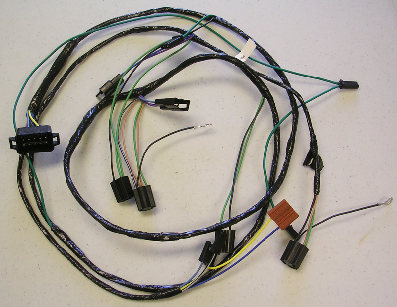 Front Light and Engine Harness, 1967 Cutlass, 442