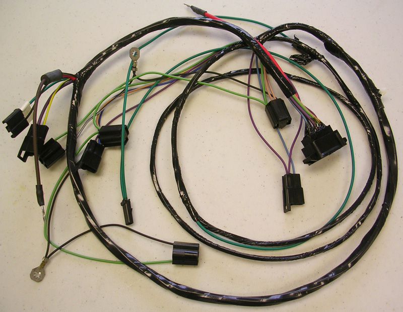 Front Light and Engine Harness, 1966 Cutlass and 442 with Rallye Pac