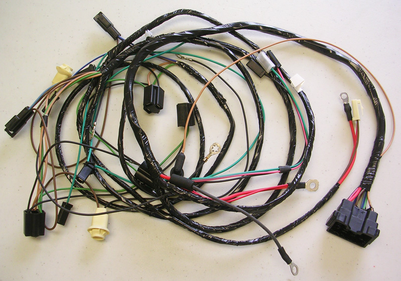 Front Light and Engine Harness, 1969 Cutlass and 442 with internal regulator, no air conditioning