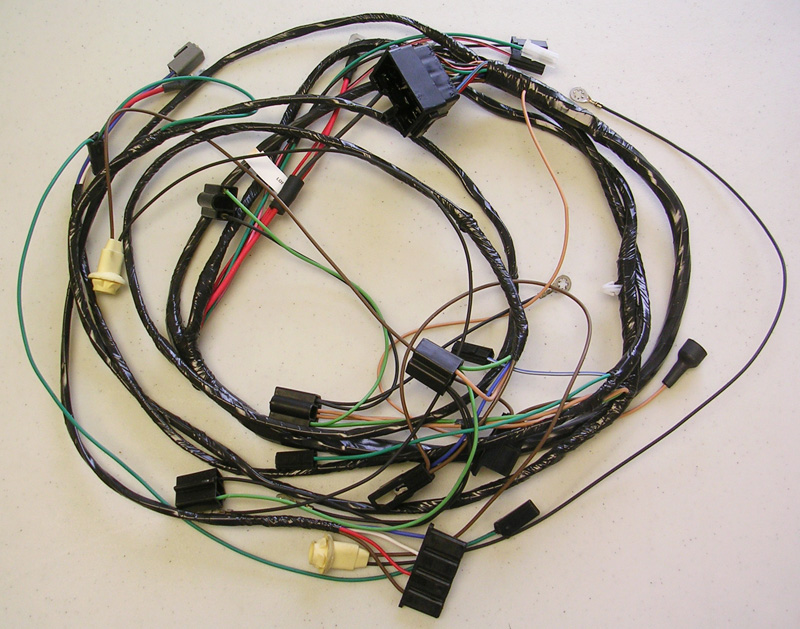 Front Light and Engine Harness, 1970 Cutlass and 442, with external regulator, no air conditioning