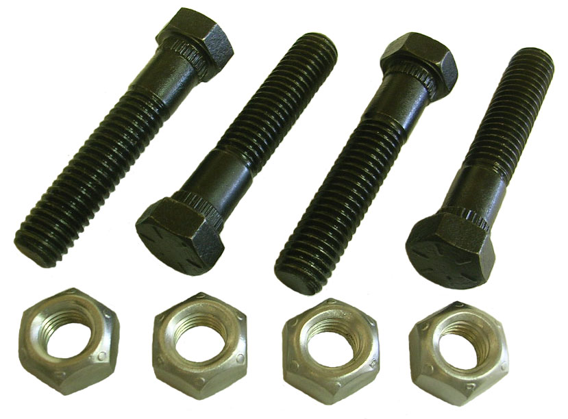 Front Upper Control Arm Shaft Bolt Kit, 4 pieces, 1964-72 Cutlass, 442