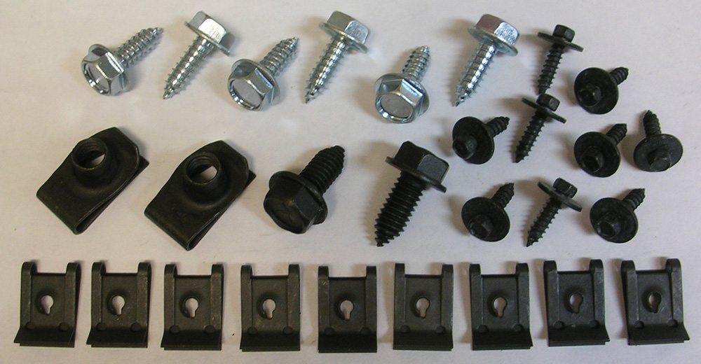 Grille Mounting Screw Kit, 1972 Cutlass and 442