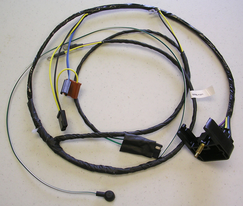 Engine Main and Dash Rear Harness, 1970 Cutlass and 442 with manual transmission