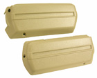 Arm Rest Lower Bases, pair, 1968, 1970-71 pearl white