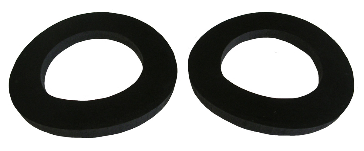 Front coil spring insulators, pair, 1939-53 Buick