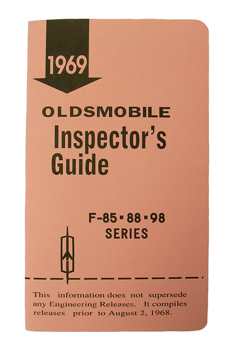 Inspector code guide, 1969 F-85