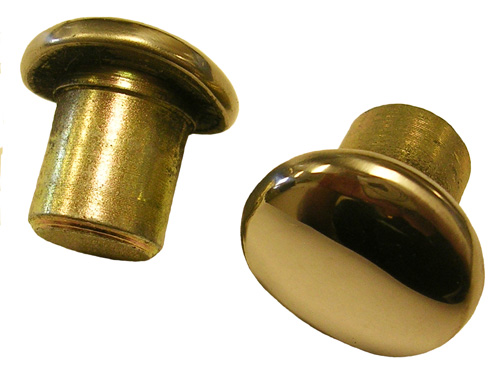 Bumper end plugs, pair, 1948 98, 1949-52 Oldsmobile