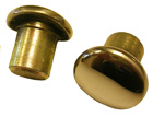 Bumper end plugs, pair, 1948 98, 1949-52 Oldsmobile
