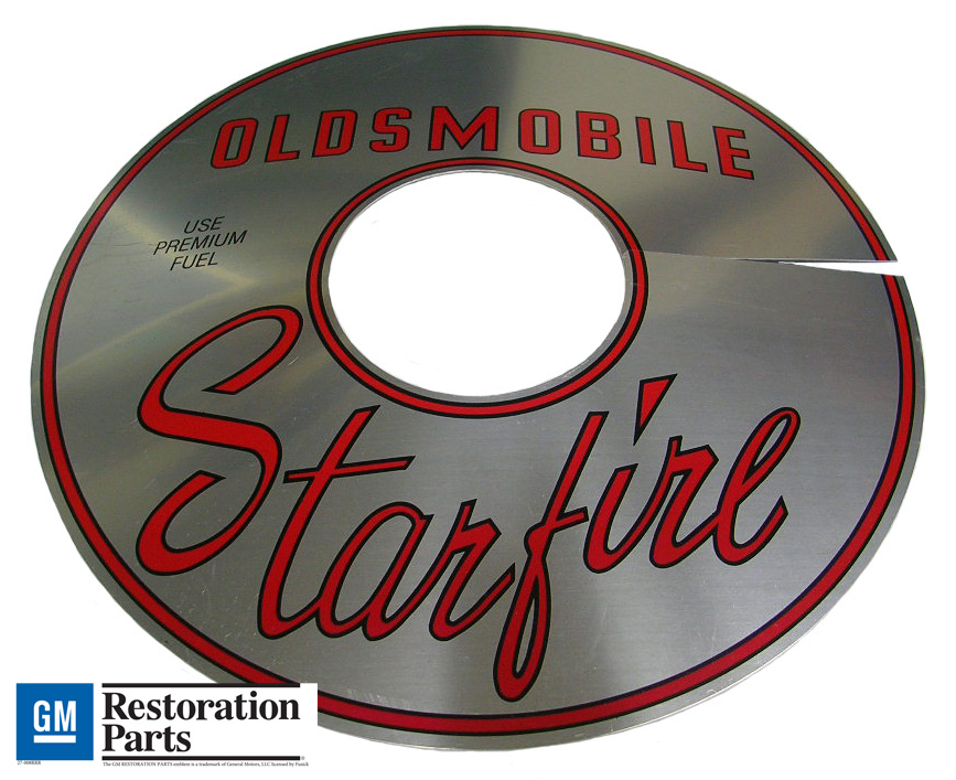 Aluminum Air Cleaner Top Plate, 1965-66 Olds Starfire