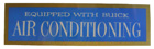 'Air Conditioning' Window Decal - 1953-63 Buick