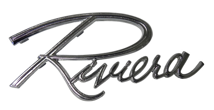 Rear End Panel Emblem, 1965 Buick Riviera