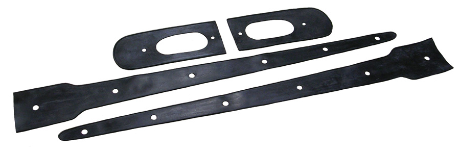 Crown and Tail Light Mounting Pads, 4 piece set, 1950 88, 1951 88A