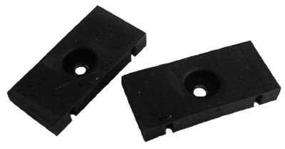 Convertible Top Frame Bumpers, pair, 1953-57 Oldsmobile, 1953-56 Buick