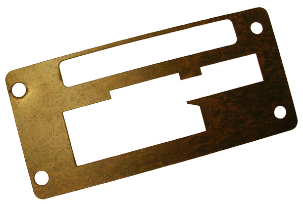 Console woodgrain insert, 1969 Hurst/Olds
