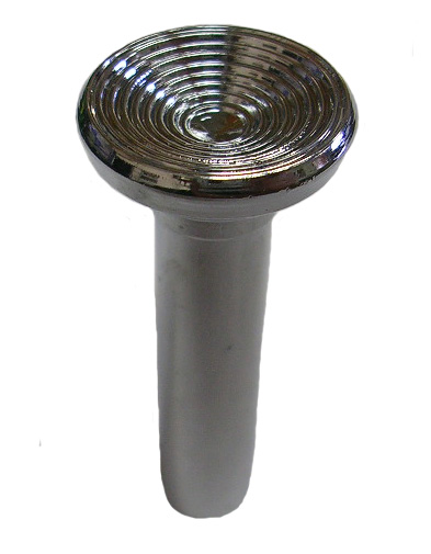 Door lock button, chrome, 1967