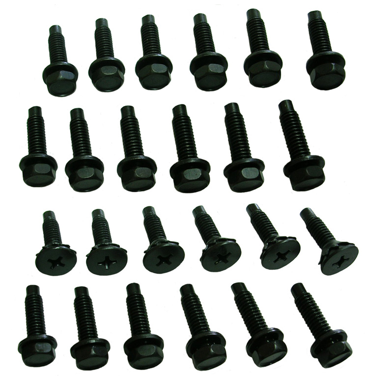 Door hinge bolts, set of 24, 1966-67 Cutlass and 442