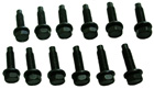 Door hinge bolts, set of 12, 1968-72 Cutlass and 442