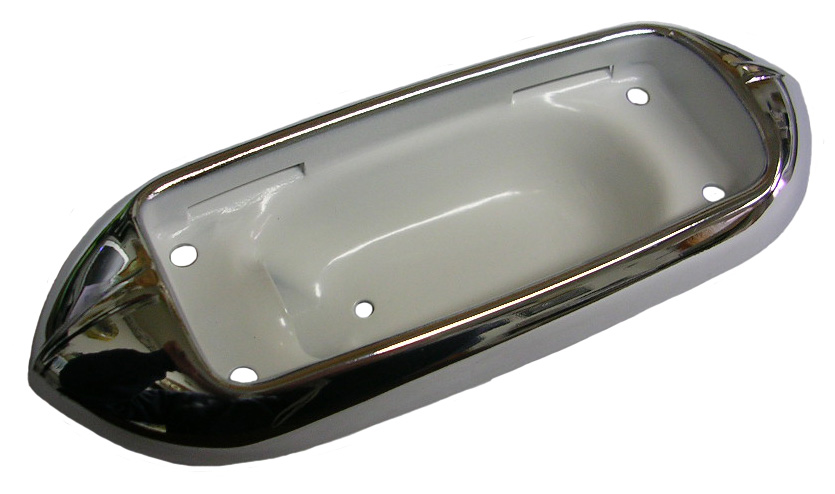 Side Roof Dome Lens Bezel, 1951-58 Olds, 1961-63 Super 88 wagons, 1950-53 Cadillac Conv., 1959 Cadillac