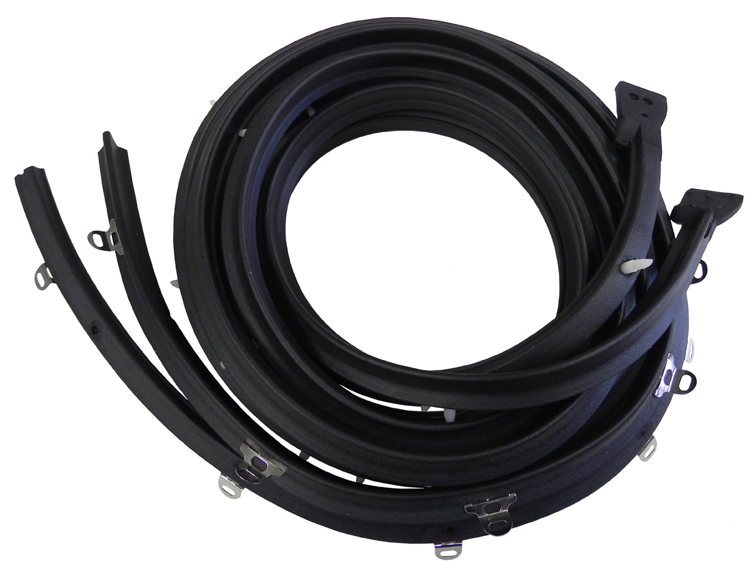 Door Weatherstrips, 1957-58 Oldsmobile, Buick two door hardtops and convertibles