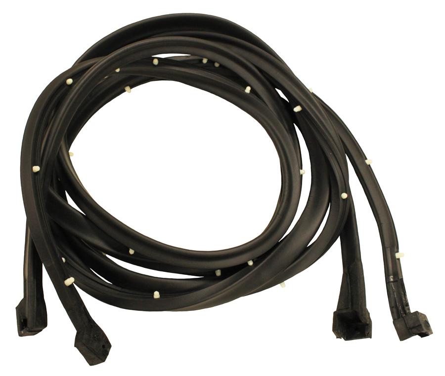 Door Weatherstrips, 1961-62 88/98/SF Hol. Cpe & Conv, 1961-62 Cadillac 2 Dr Htop & Conv