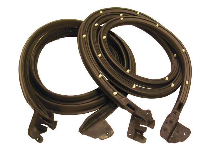 Door Weatherstrips, pair, 1966-67 Cutlass 2 Dr Htop & Conv