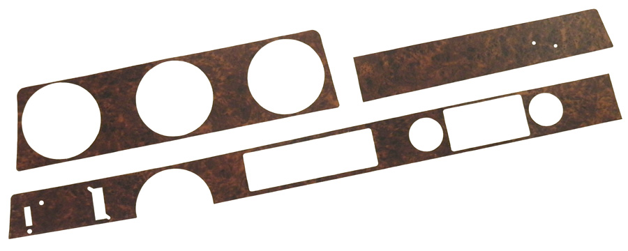 Cutlass 442 Convertible 3 piece Dash Woodgrain Set 1970 All